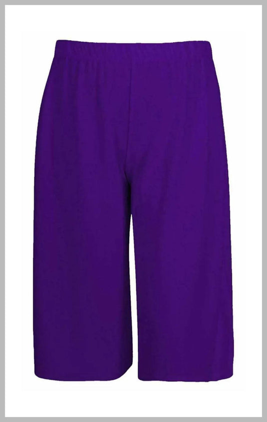 3/4 Pants - Purple - Lady Lilly Designs