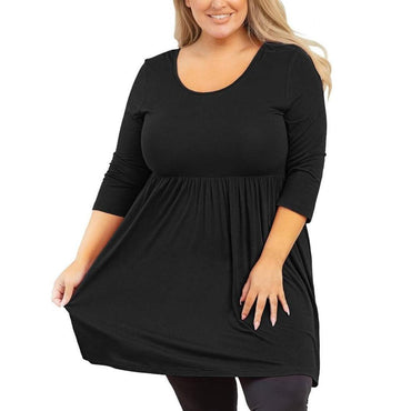 Plus Size Baby Doll Top - Amara Top - Lady Lilly Designs