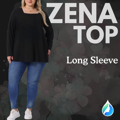 Plus Size Zena Top - Long Sleeve