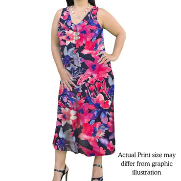 Plus Size Fleur Sleeveless Dress