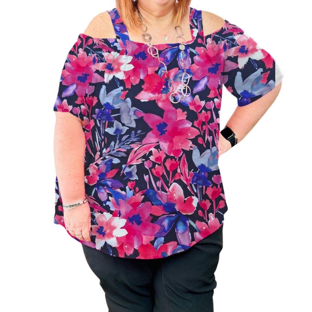 Plus Size Leah Top - Lady Lilly Designs