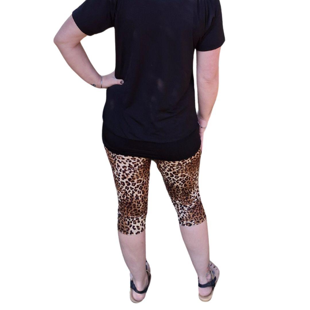 Plus Size Leopard Print Leggings