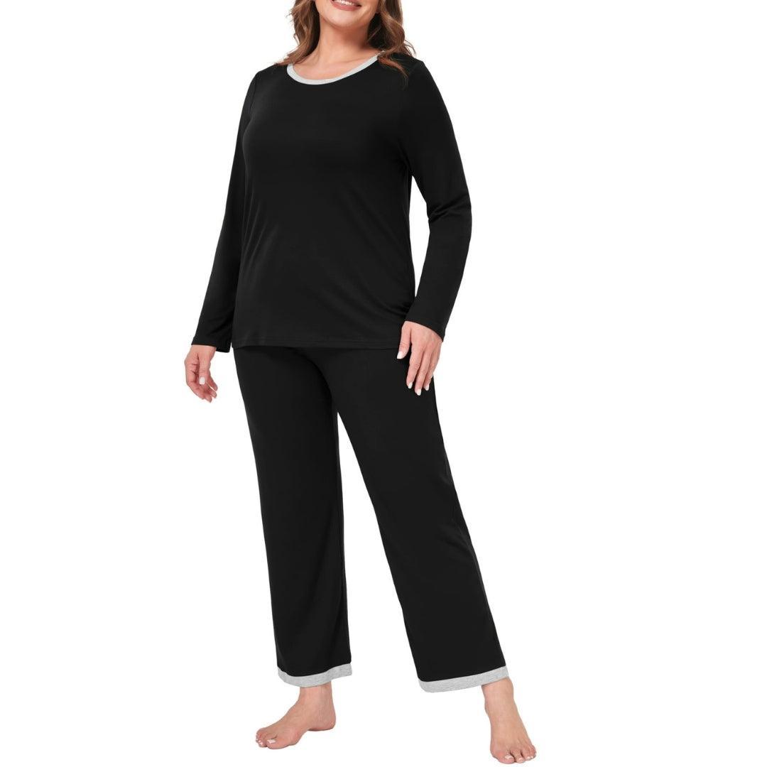 Plus Size Winter PJ Set -  Liza - Lady Lilly Designs