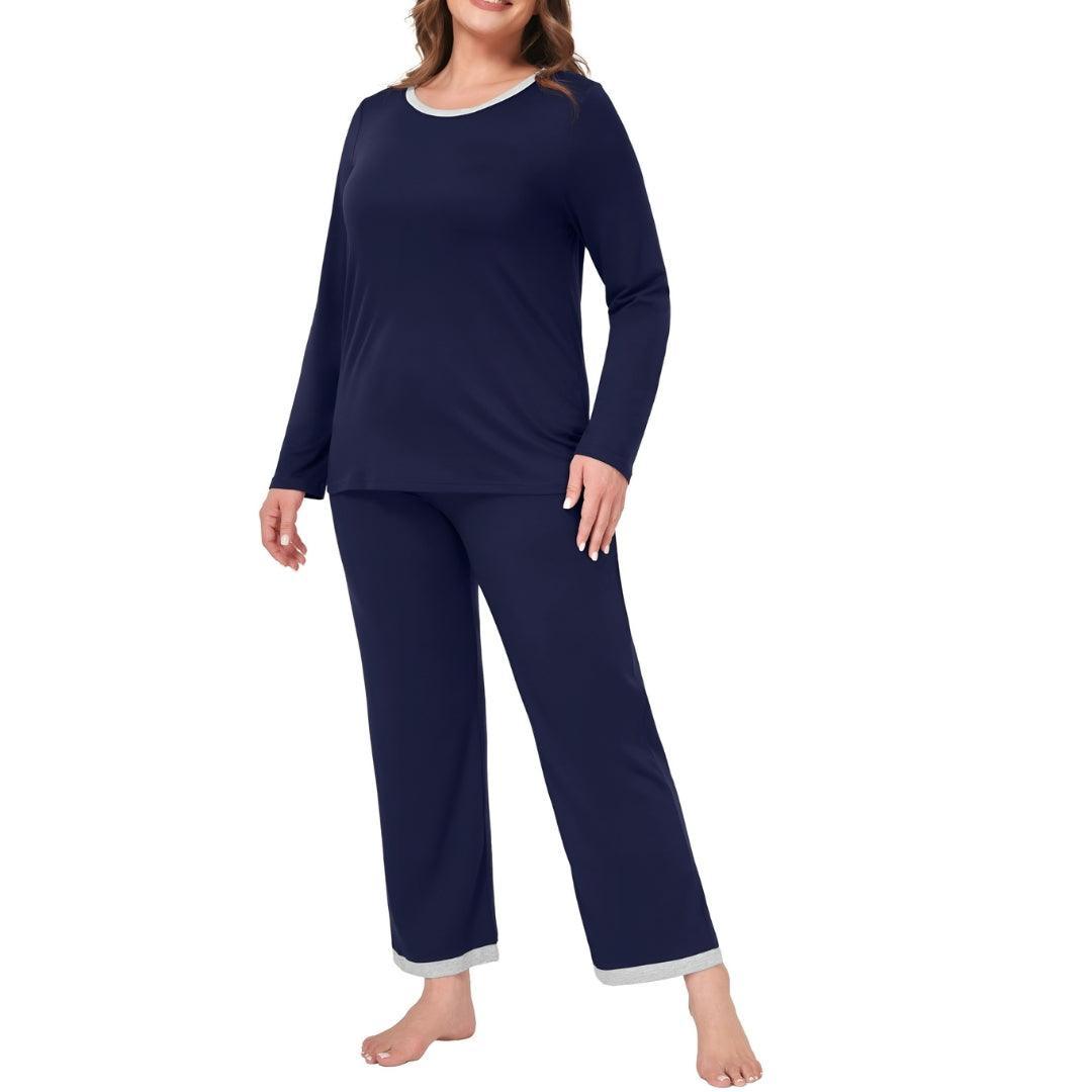 Plus Size Winter PJ Set -  Liza - Lady Lilly Designs