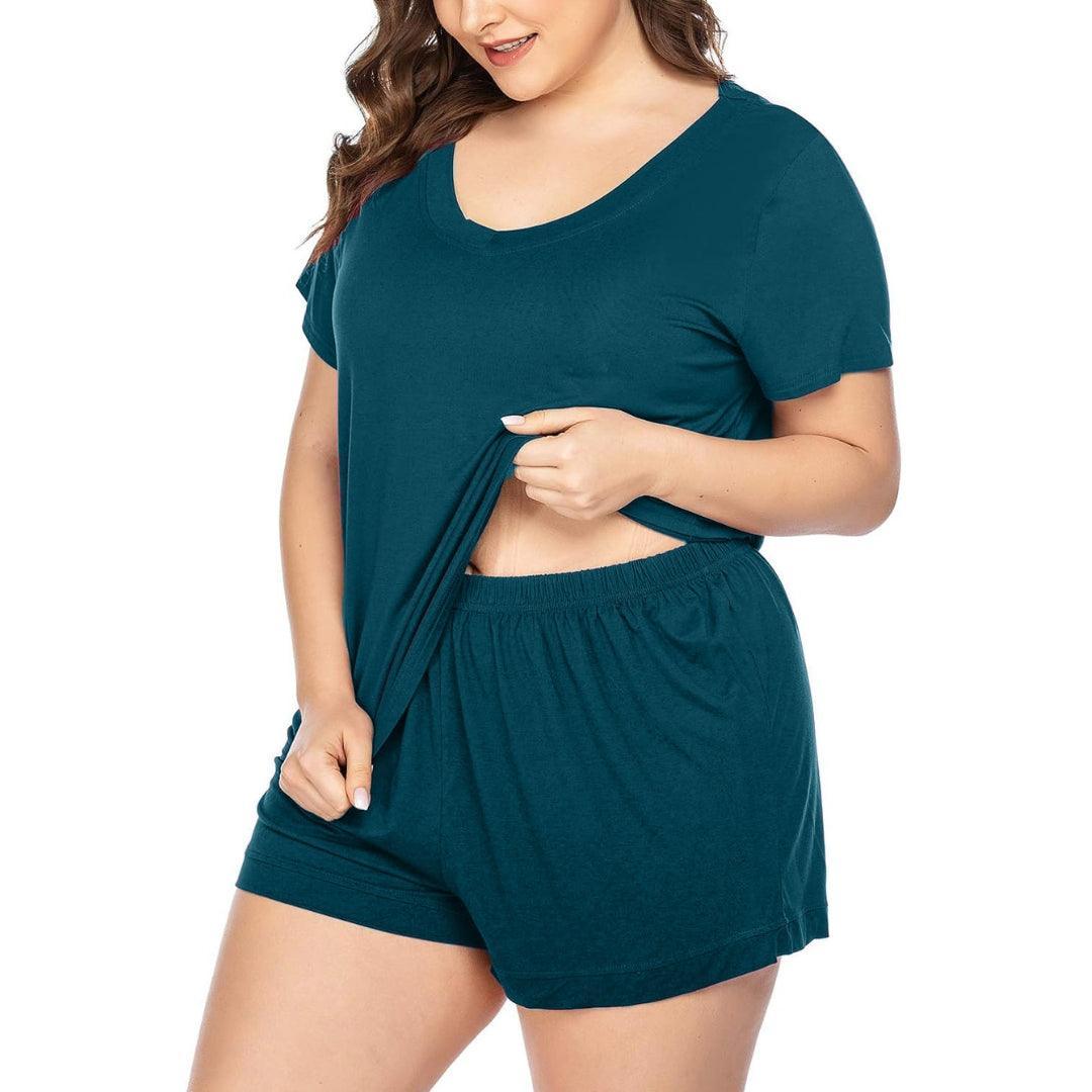 Plus Size Pajama Summer Set - Lady Lilly Designs