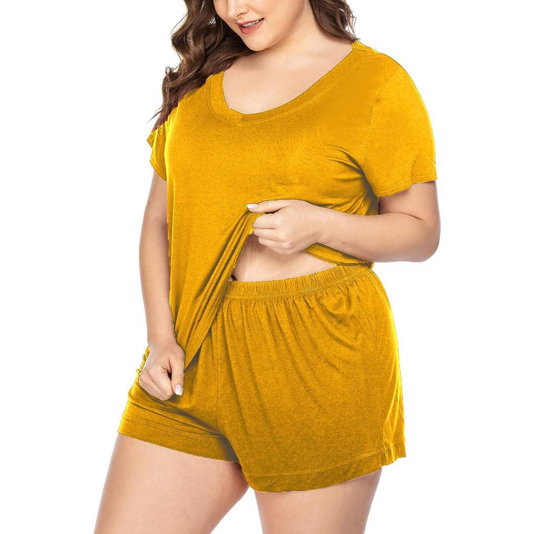 Plus Size Pajama Summer Set - Lady Lilly Designs