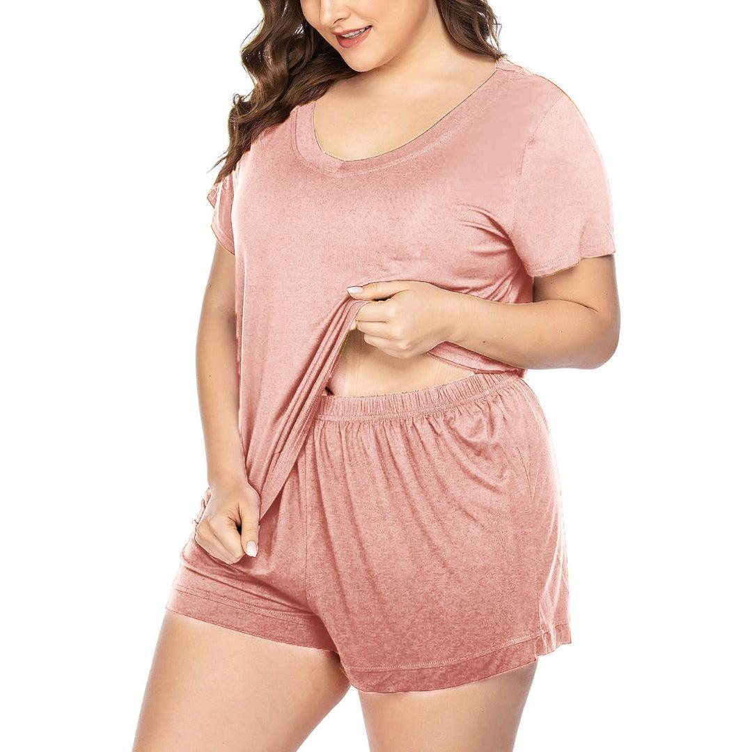 Plus Size Pajama Summer Set - Lady Lilly Designs