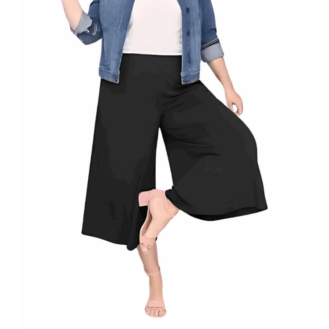 Plus Size 3/4 Wide Leg Pants - Lady Lilly Designs