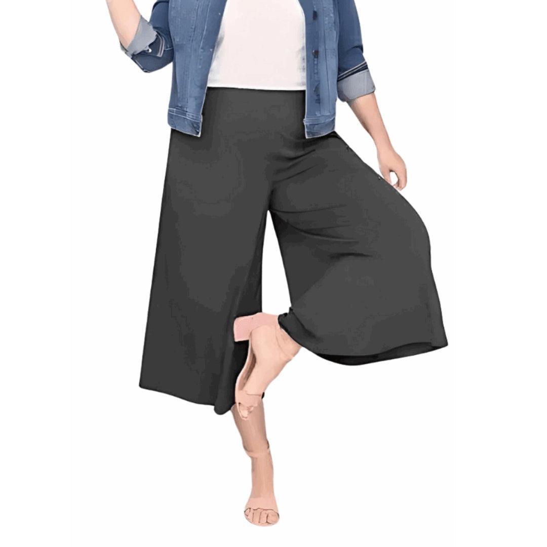 Plus Size 3/4 Wide Leg Pants - Lady Lilly Designs