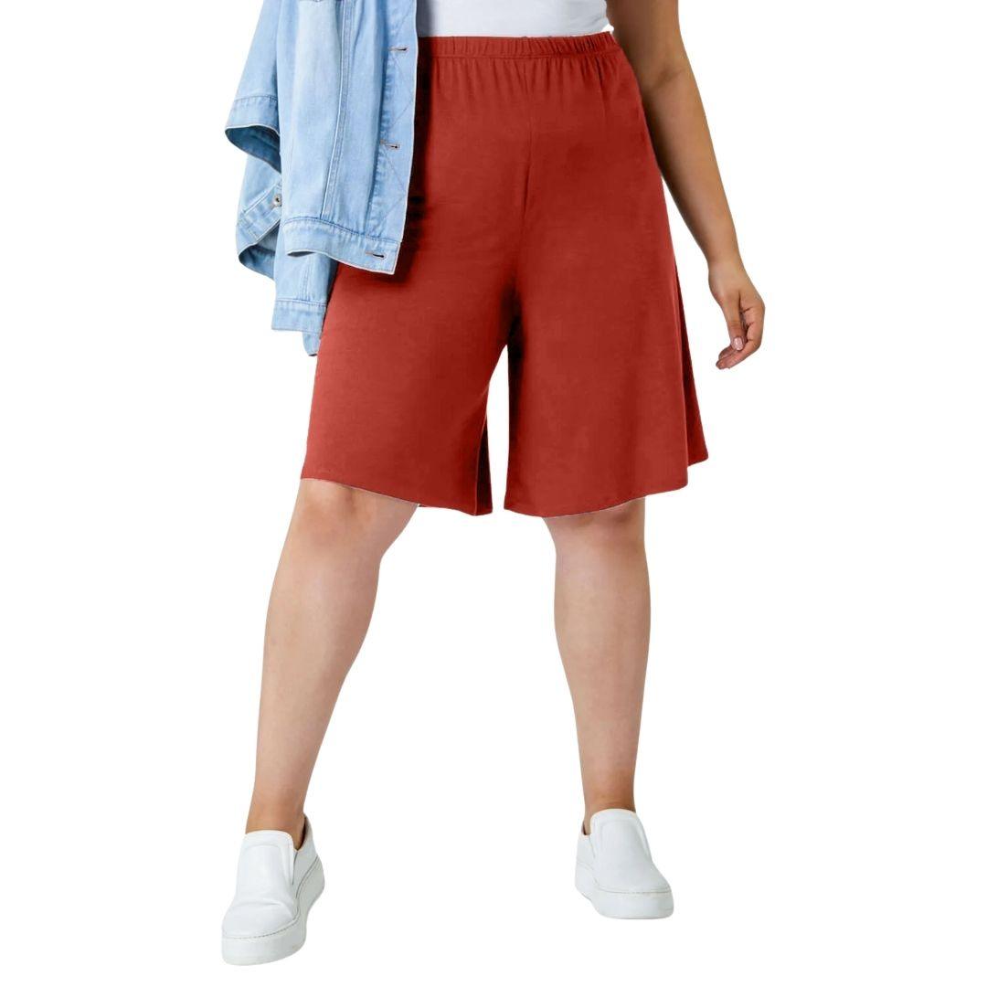 Plus Size Shorts With Pockets - Lady Lilly Designs