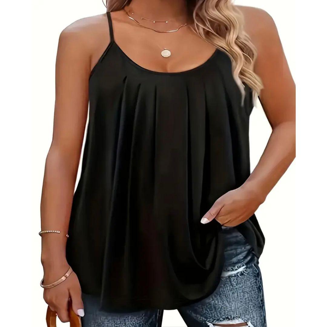 Plus Size Strappy Top -  Stella