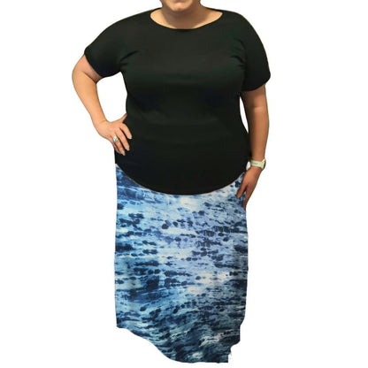 Plus Size High Waist Skirt - Lady Lilly Designs