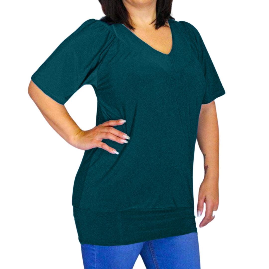 Plus Size Vee Top - Lady Lilly Designs