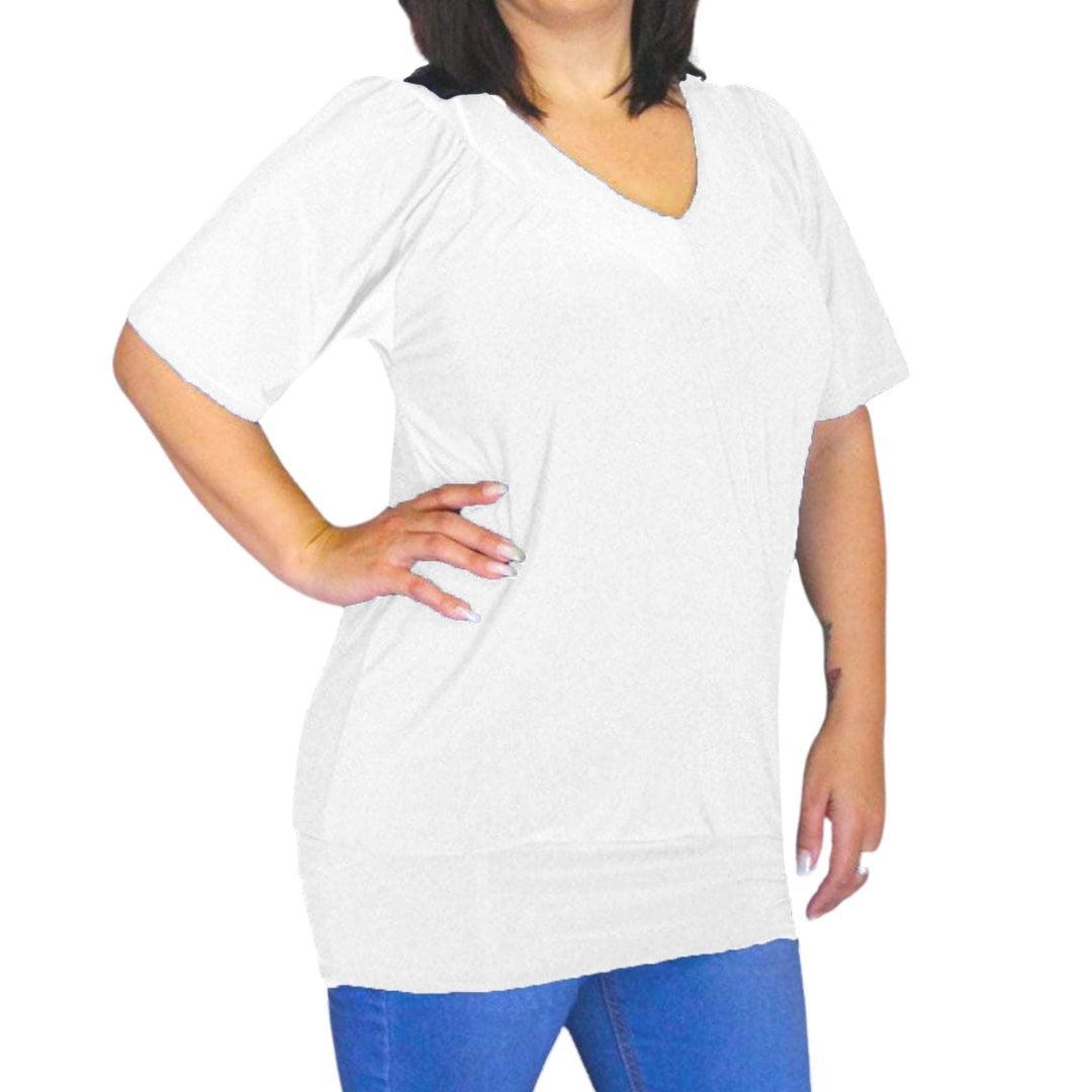 Plus Size Vee Top - Lady Lilly Designs