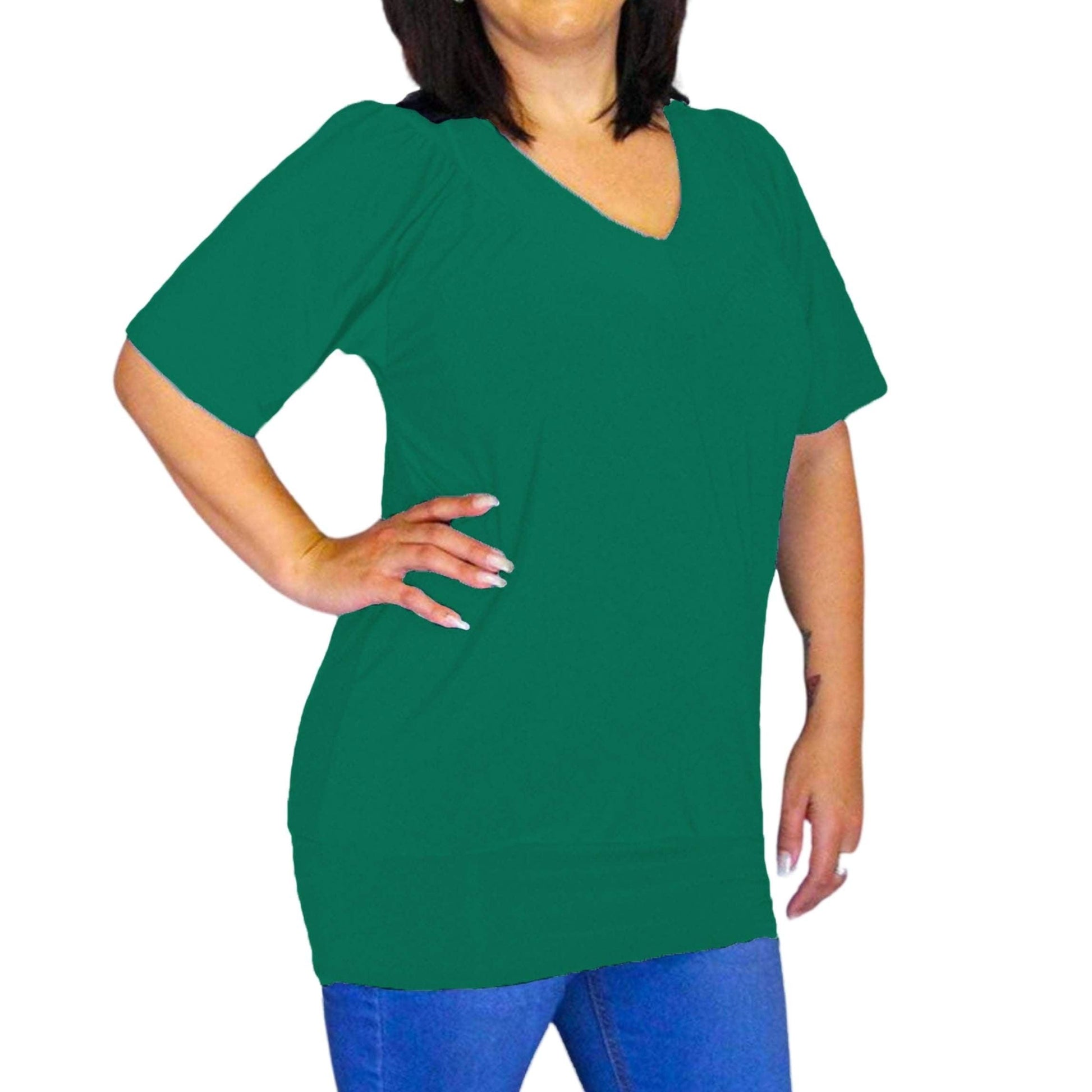 Plus Size Vee Top - Lady Lilly Designs