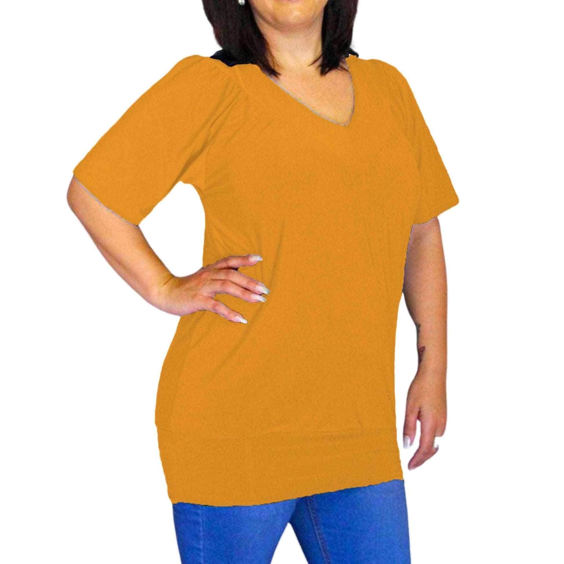 Plus Size Vee Top - Lady Lilly Designs