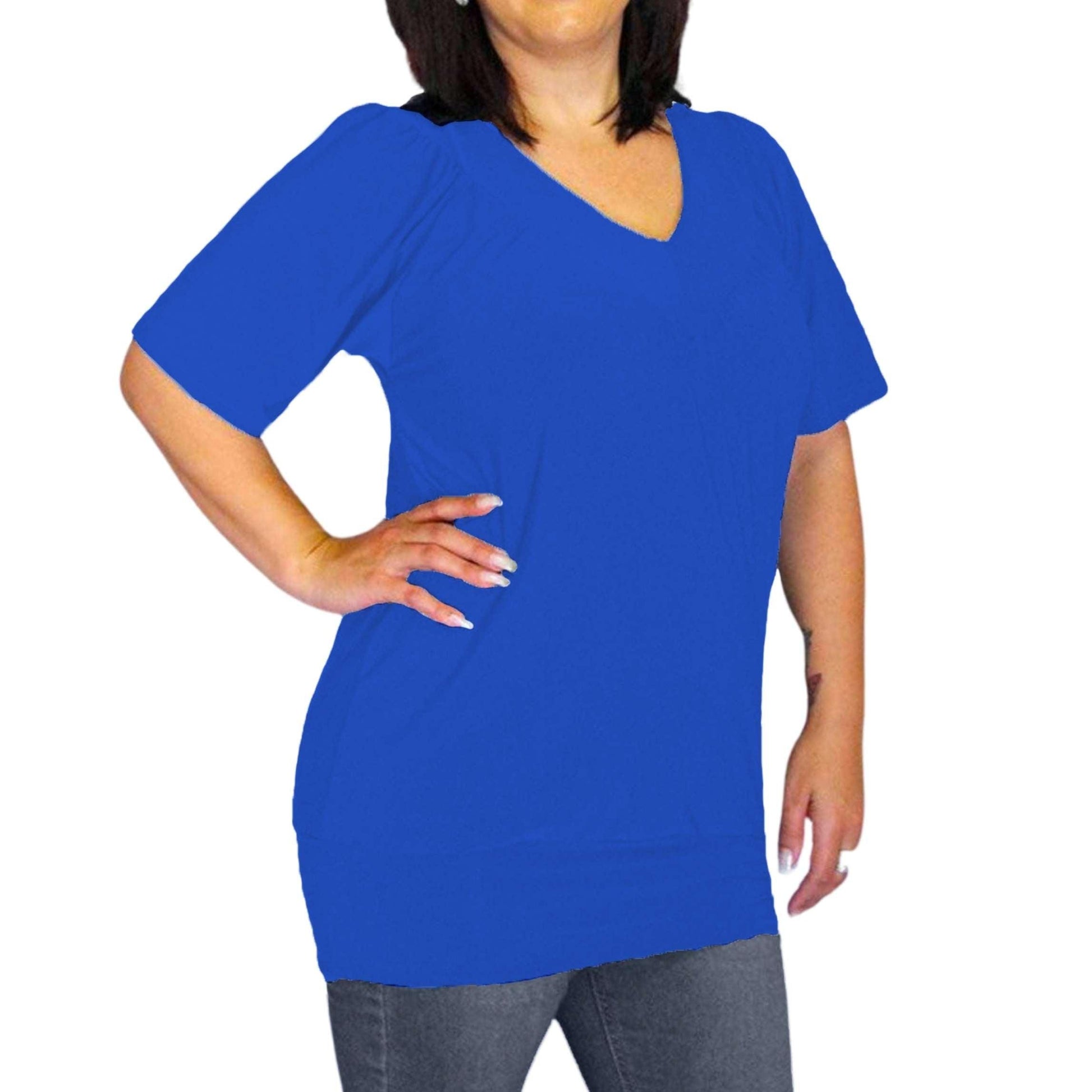 Plus Size Vee Top - Lady Lilly Designs