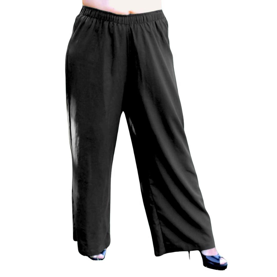 Plus Size Wide Leg Pants - Lady Lilly Designs