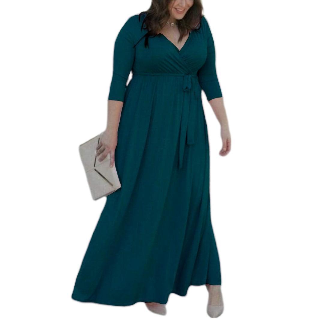 Plus Size Wrap Dress - Lady Lilly Designs