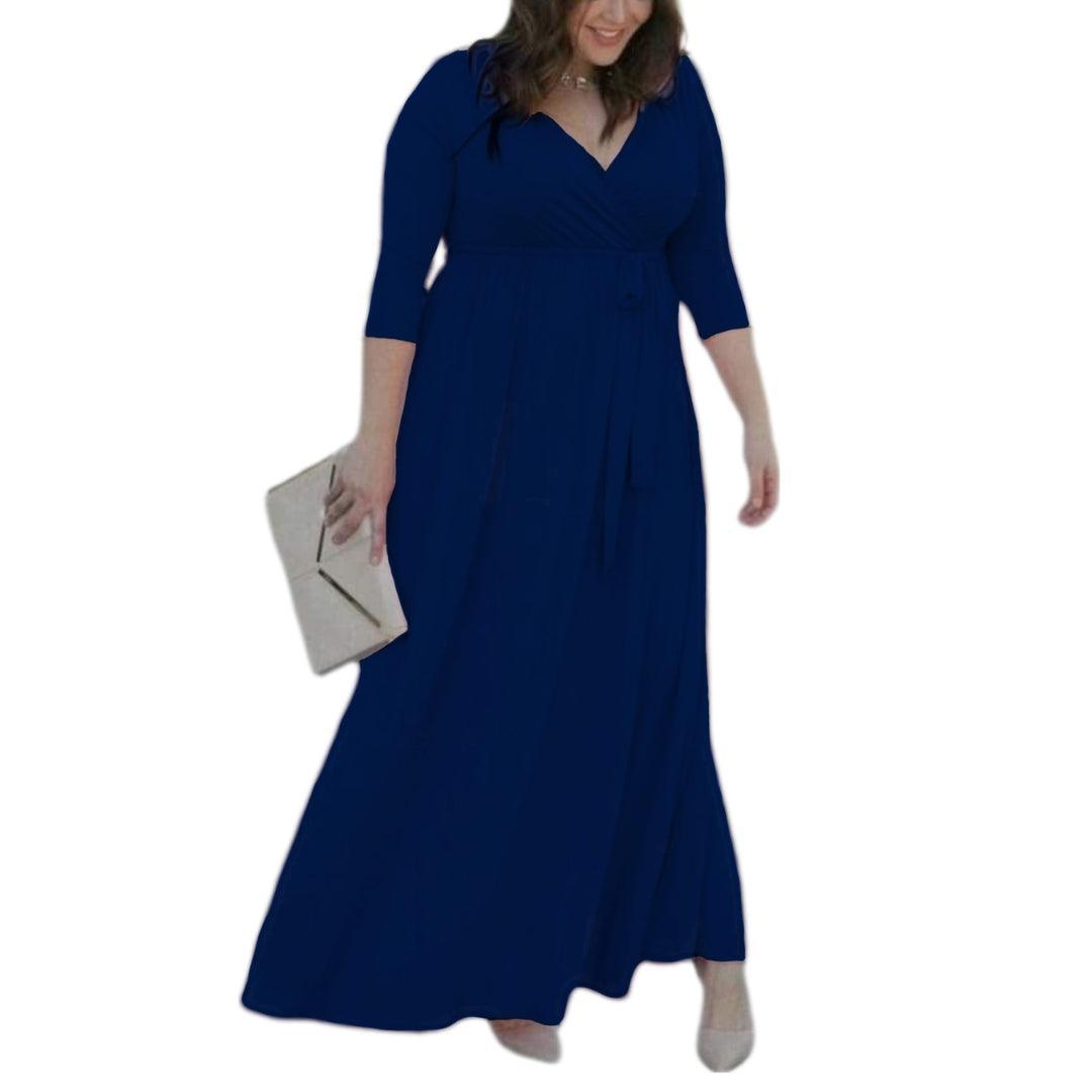 Plus Size Wrap Dress - Lady Lilly Designs