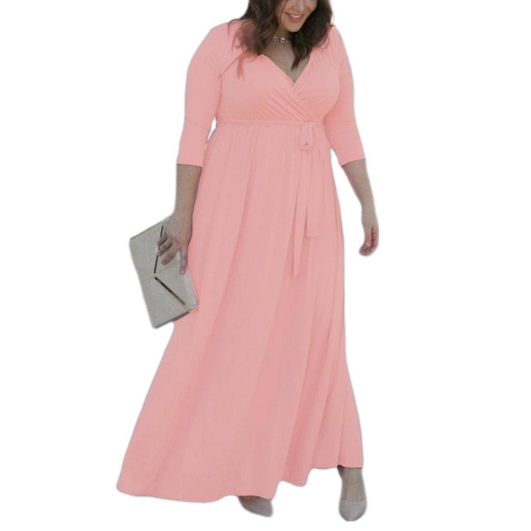 Plus Size Wrap Dress - Lady Lilly Designs