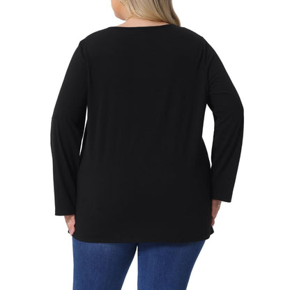 Plus Size Zena Top - Long Sleeve