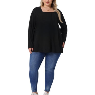 Plus Size Zena Top - Long Sleeve