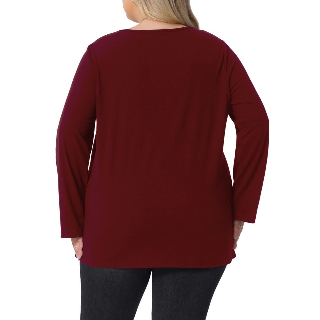 Plus Size Zena Top - Long Sleeve