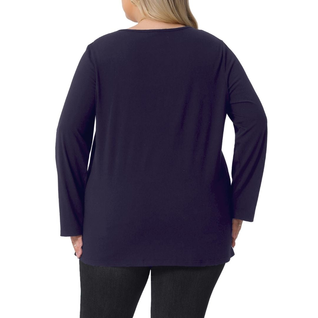 Plus Size Zena Top - Long Sleeve