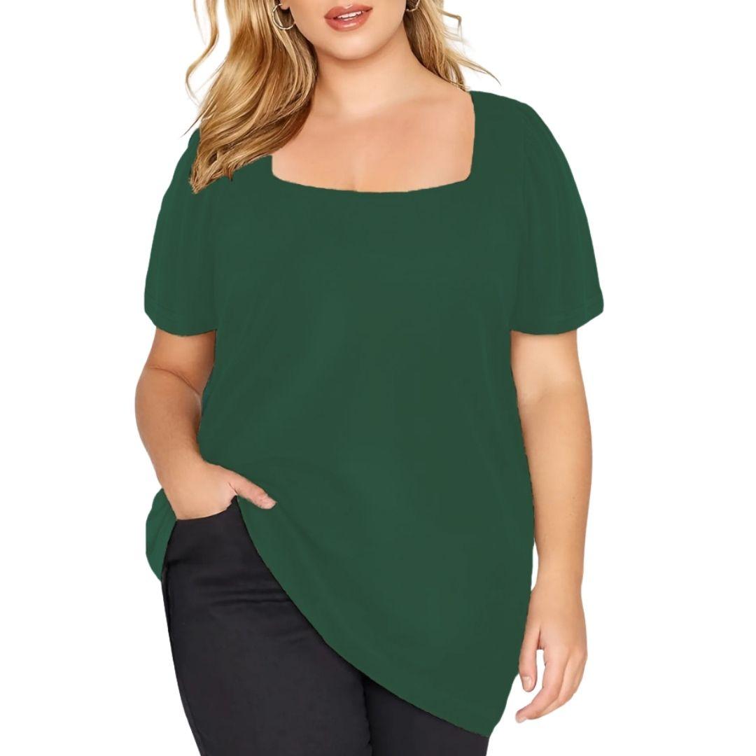 Plus Size Zena Linen Top