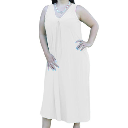 Plus Size Fleur Sleeveless Dress