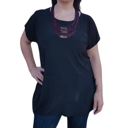 Plus Size Long Top - Lindy - Lady Lilly Designs